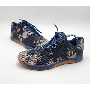 NoBull Unisex SuperFabric Trainer Blue Camo Low Shoes Men's 9.5 Women's 11